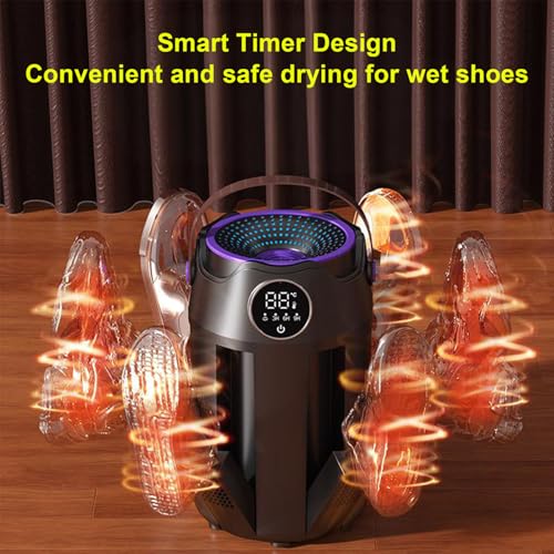 Secador de calzado eléctrico portátil y plegable miniatura 6