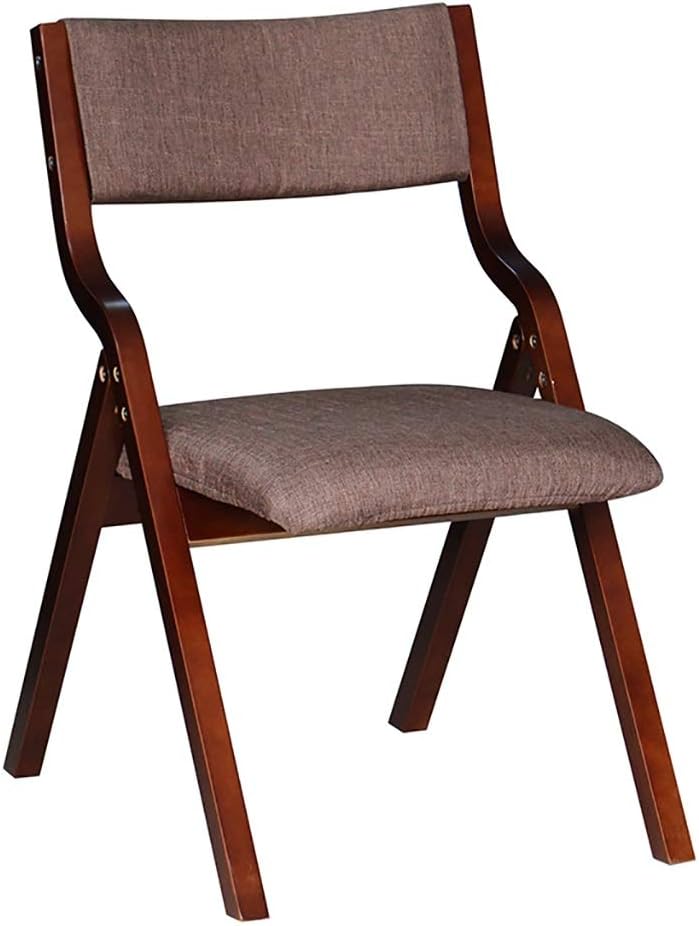 Chair Wood Folding Chairs with Padded Seat,Wooden Folding Chair Single for Adults Heavy Duty,for Home,Dining,Office,?Folds Up,Comfortable and Durable,Practical and Stylish,Chairs for Dining Room (Col