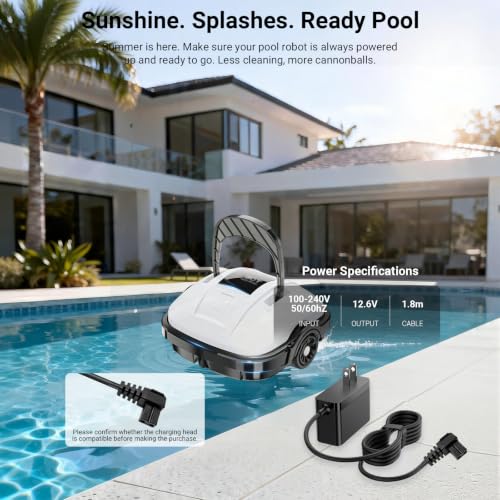 Charger Compatible with Wybot Cordless Robotic Pool Cleaner Osprey 200 Max by MEROM - Used condition - Image 5