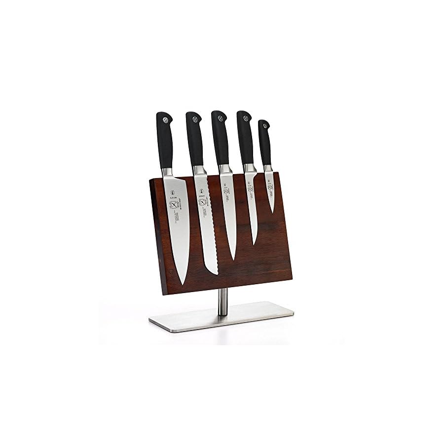 Mercer-Culinary-Genesis-6-Piece-Magnetic-Board-Knife-Set-11-38-x-9-11-12-inch-high-Stainless-Steel Mercer Culinary Genesis 6-Piece Magnetic Board Knife Set, 11 3/8 x 9, 11 1/2 inch high, Stainless Steel
