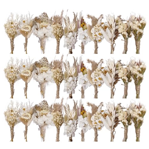 30 ramos de flores secas para boda y manualidades miniatura 1