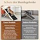 Autohunderampe - 130 cm Faltbare Hunderampe für kleine/große Hunde - Hunderampe für hohe Betten/Couch - Mit Rutschfester Plattform & 6-Fach Höhenverstellung (33-71 cm) - Belastbar bis 90 kg