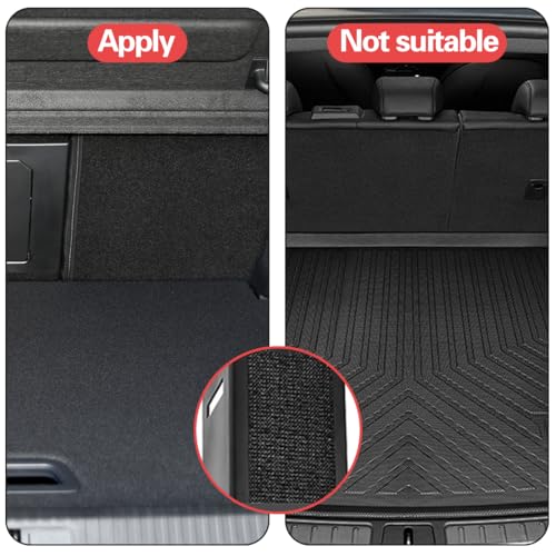 RANJIMA 3 Stück Kofferraum Klett Fixierung, Auto Kofferraum Organizer Klett Gepäckfixierung, Fixierung Cargoelemente Kofferraumtrenner 30cm Trunk Organizer Rutschfest Kofferraumteiler für SUVs, Kombis