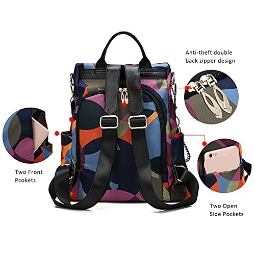 Freie Liebe Anti-Theft Backpack Nylon Backpacks Handbags For Women Travel Rucksack Lightweight Shoulder Bags thumb #3