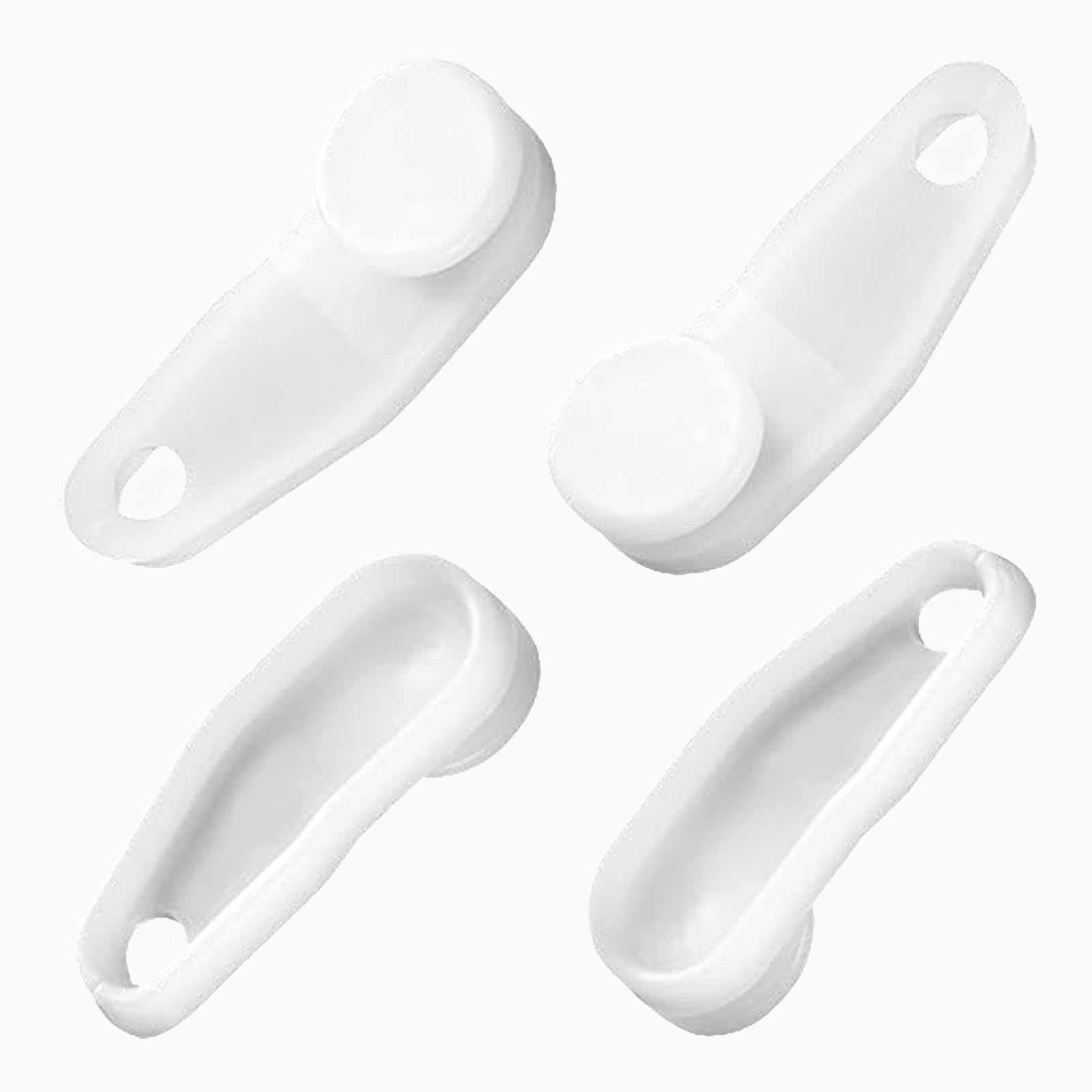 100 Ganci Per Tende In Plastica – Scorrimento Silenzioso, Compatibili Con Binari Standard, Installazione Facile - 2