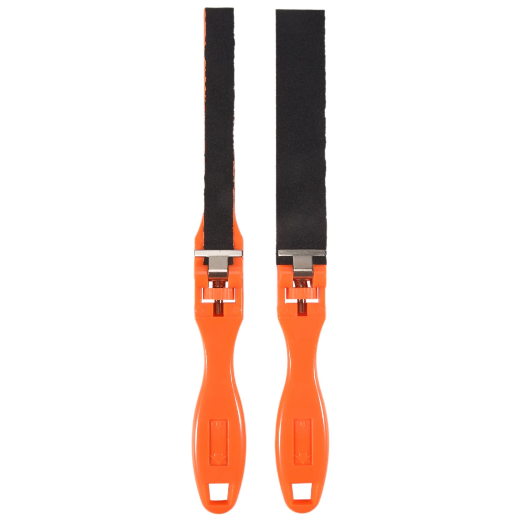 Pomoflexi 2Pcs Sandpaper Wood Carving Sandpaper Ruler Plastic Jewelry Polishing Tool Abrasive Rod Grinding Rod Holder
