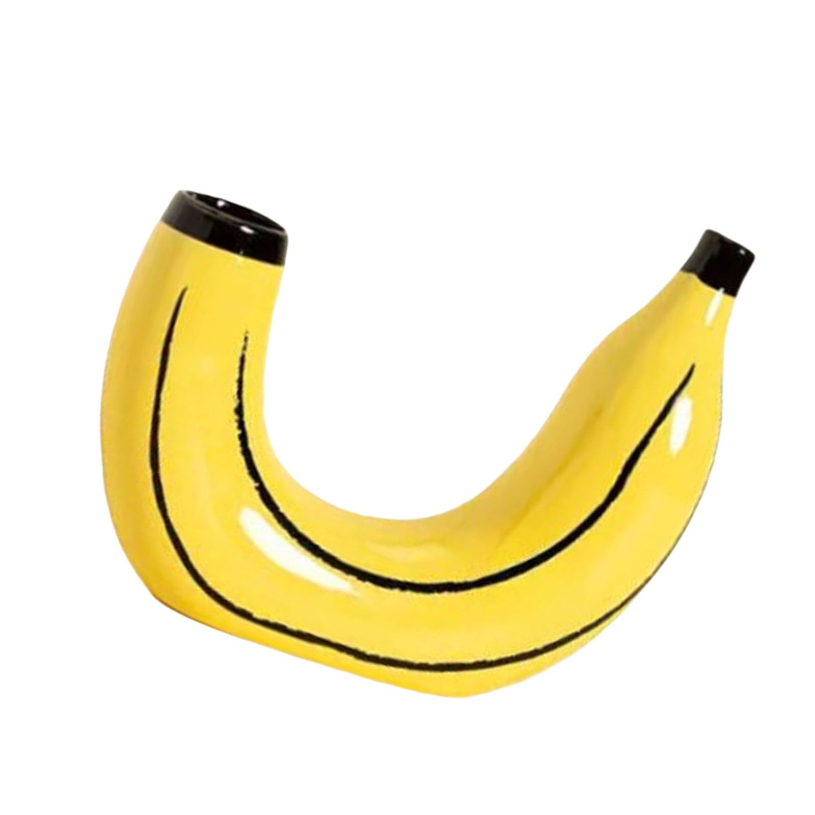 Banana Shape Resins Vases Home Decoration for Creative Flower Arrangements Dried Flower Florals Holder Container Decorative Vases