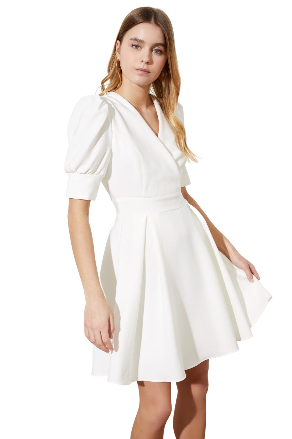 TRENDYOL Women's Mini A-Line Regular Dress