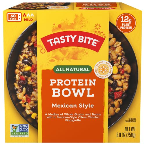 Tasty Bite Tazón de proteína mexicana de 8.8 onzas
