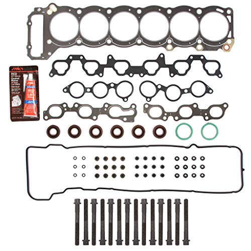 Evergreen HSHB2035 Head Gasket Set Head Bolts Fit 93-97 Toyota Landcruiser Lexus LX450 4.5 1FZFE