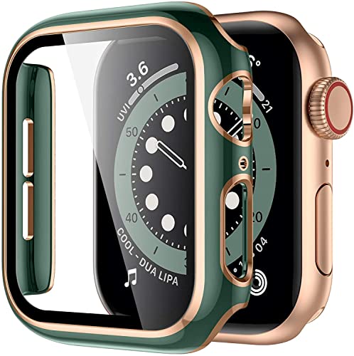 iWatch Series 8 45mm housse de protection verre trempé rose