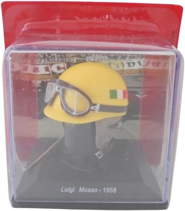 OPO 10 - Formula 1 Helmet Compatible with Ferrari F1: Luigi Musso 1958-1/5 Scale - CAS60