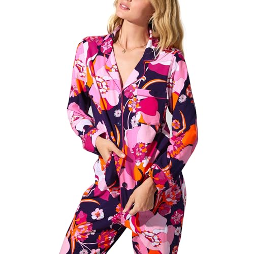 BedHead PJs Women's X Trina Turk Long Sleeve Classic Stretch Jersey Pj Set2