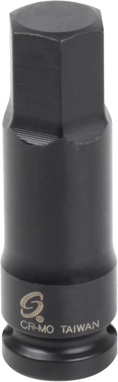 Sunex 264910 1/2-Inch Drive 19-mm Hex Impact Socket