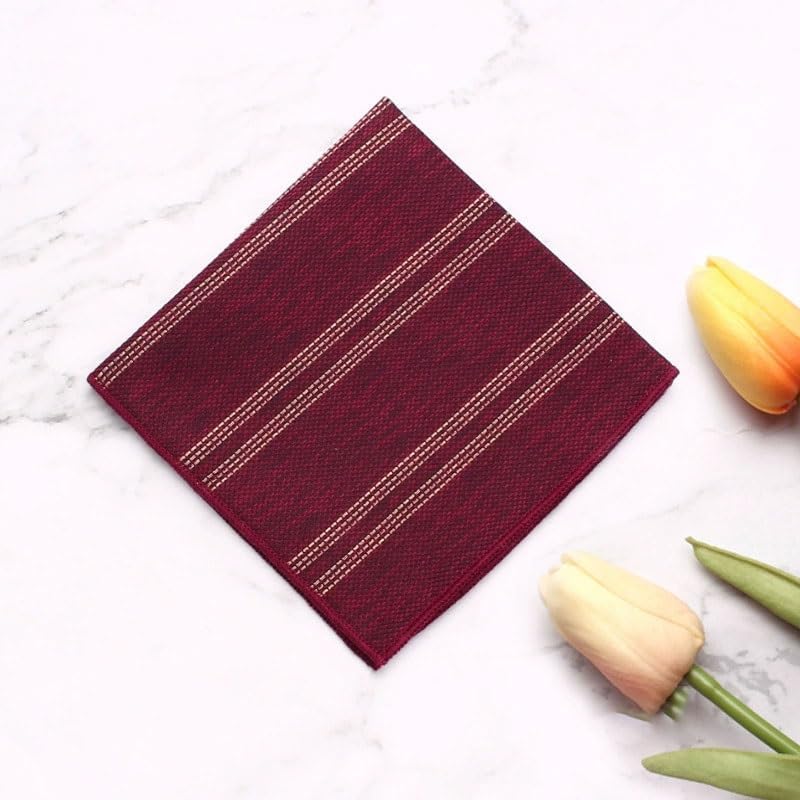 Men's Suit Pocket Square Formal Dress Chestnut Handkerchief Small Square Shirt Pocket Square
