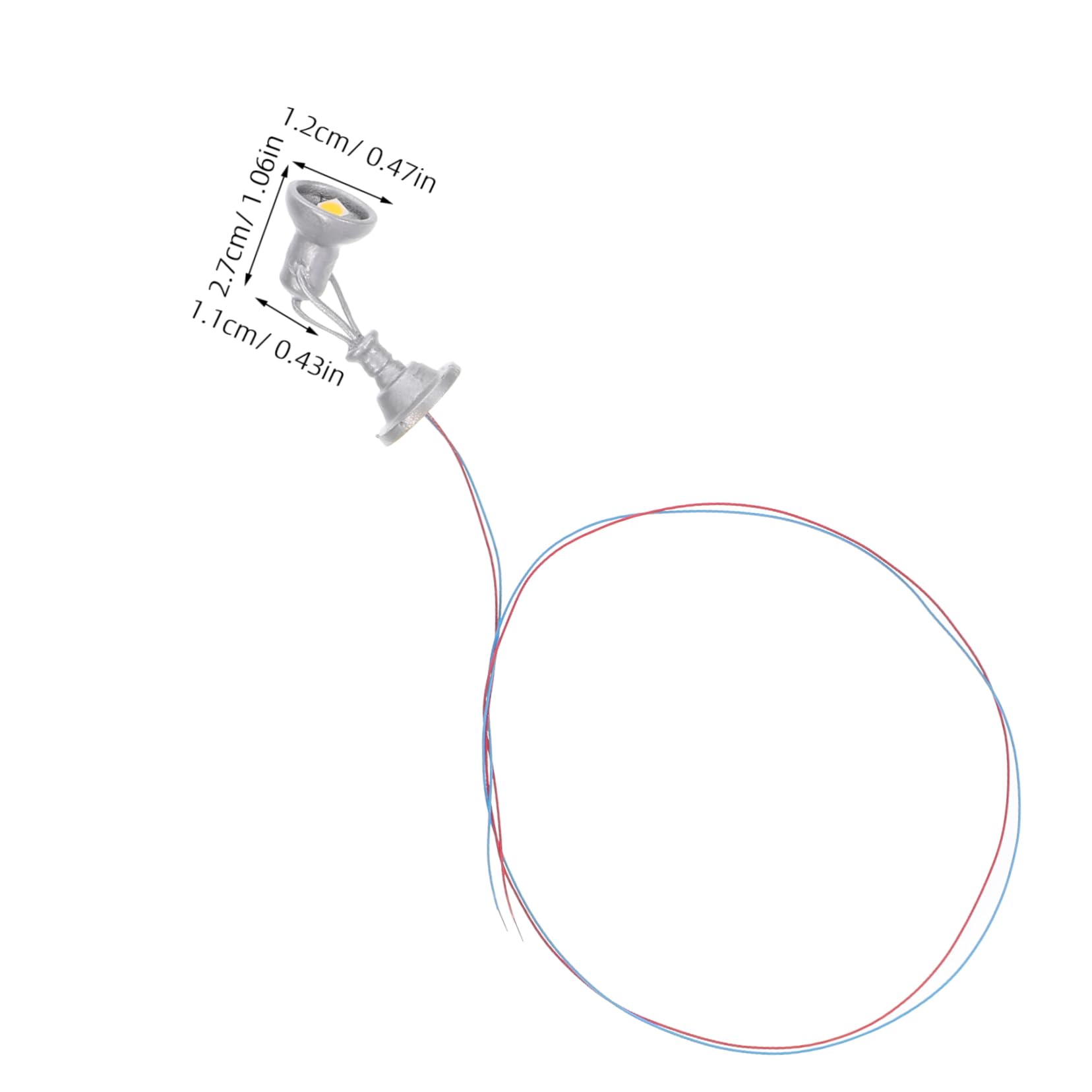 jojofuny Train Party Decorations Model Lamp Post Train Signal Lamp Children Traffic Light Model Traffic Signal Light Set