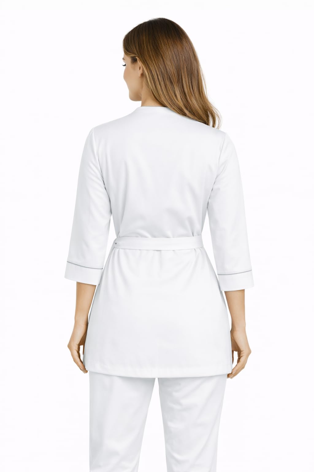 OL002B Kimono Donna per Estetista E Parrucchiere