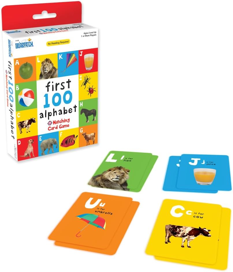 Briarpatch First 100 Alphabet Matching Card Game