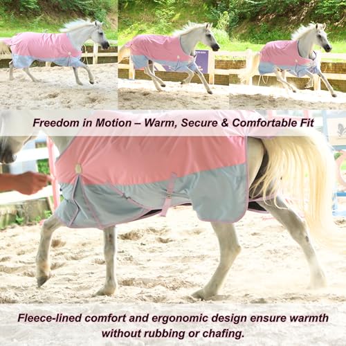 Image of BARN & STABLE 600Denier 3000mm /3000mvp Super Waterproof & Breathable Horse Blankets for Winter with 200g Fill