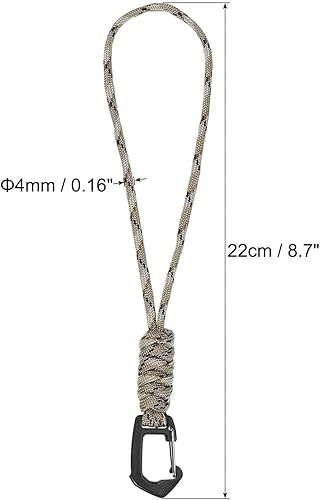 Miniatura 7 de PATIKIL Cordón para insignia, collar y llavero, cierre de metal, correa de anillo para llaves, silbato, tarjetas de identificación, tarjeteros