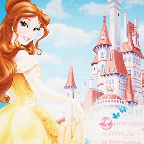 Image of Disney Princess by Wear Your Mind Girl's Plain Regular fit Shirt (DPS0031 Blue3 6-7 Years)