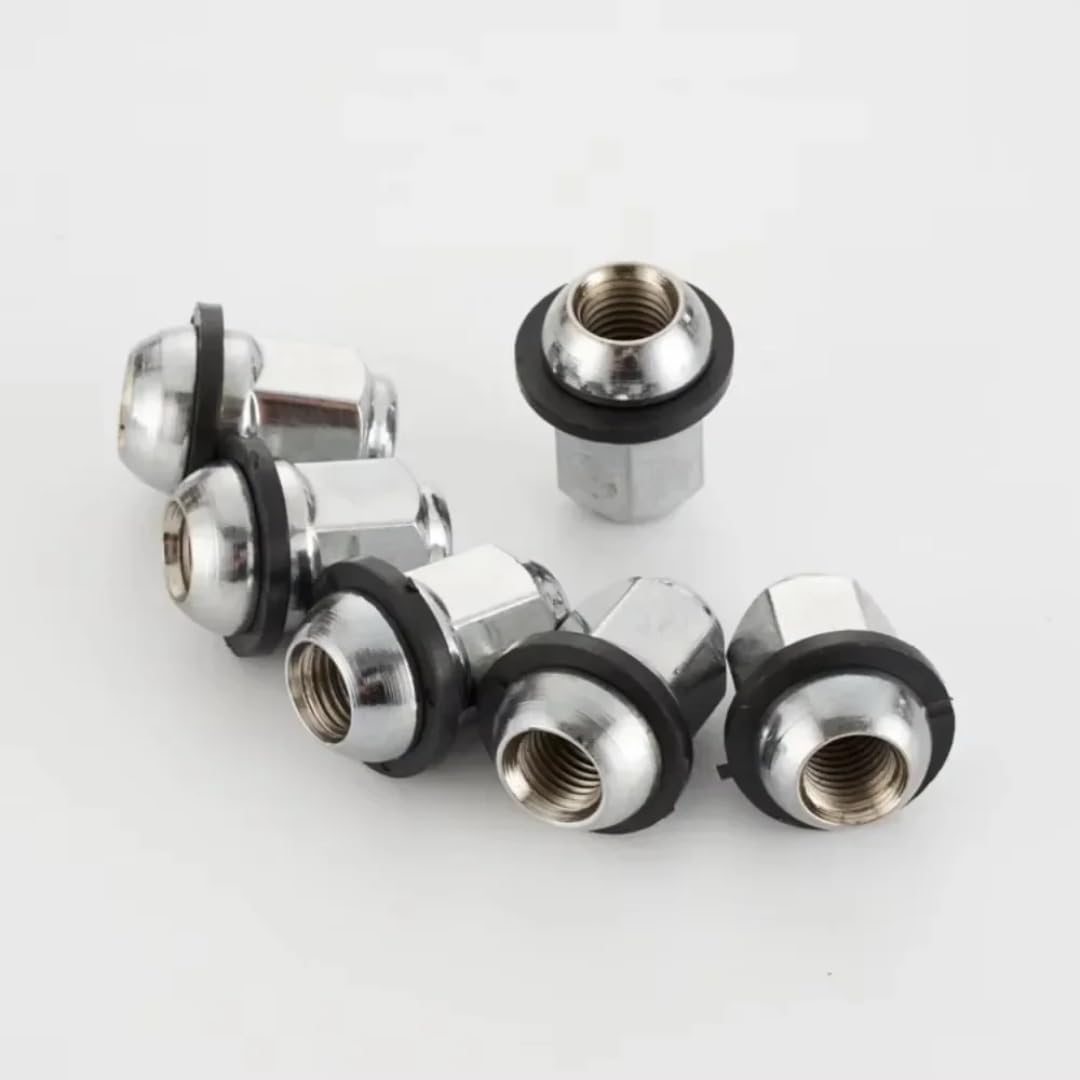 Nakrętki do Kół dla Honda Accord Odyssey Civic Fit CR-V, 20 szt. nakrętek kół M12x1,5, sześciokątnych, 19 mm, z pierścieniem żelaznym, grubość 35 mm