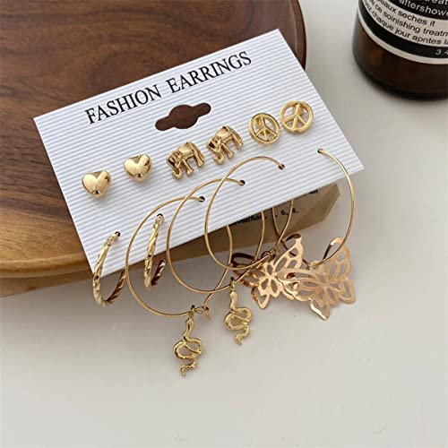Gold-Plated Drop Earrings JG-PC-ERG-8669