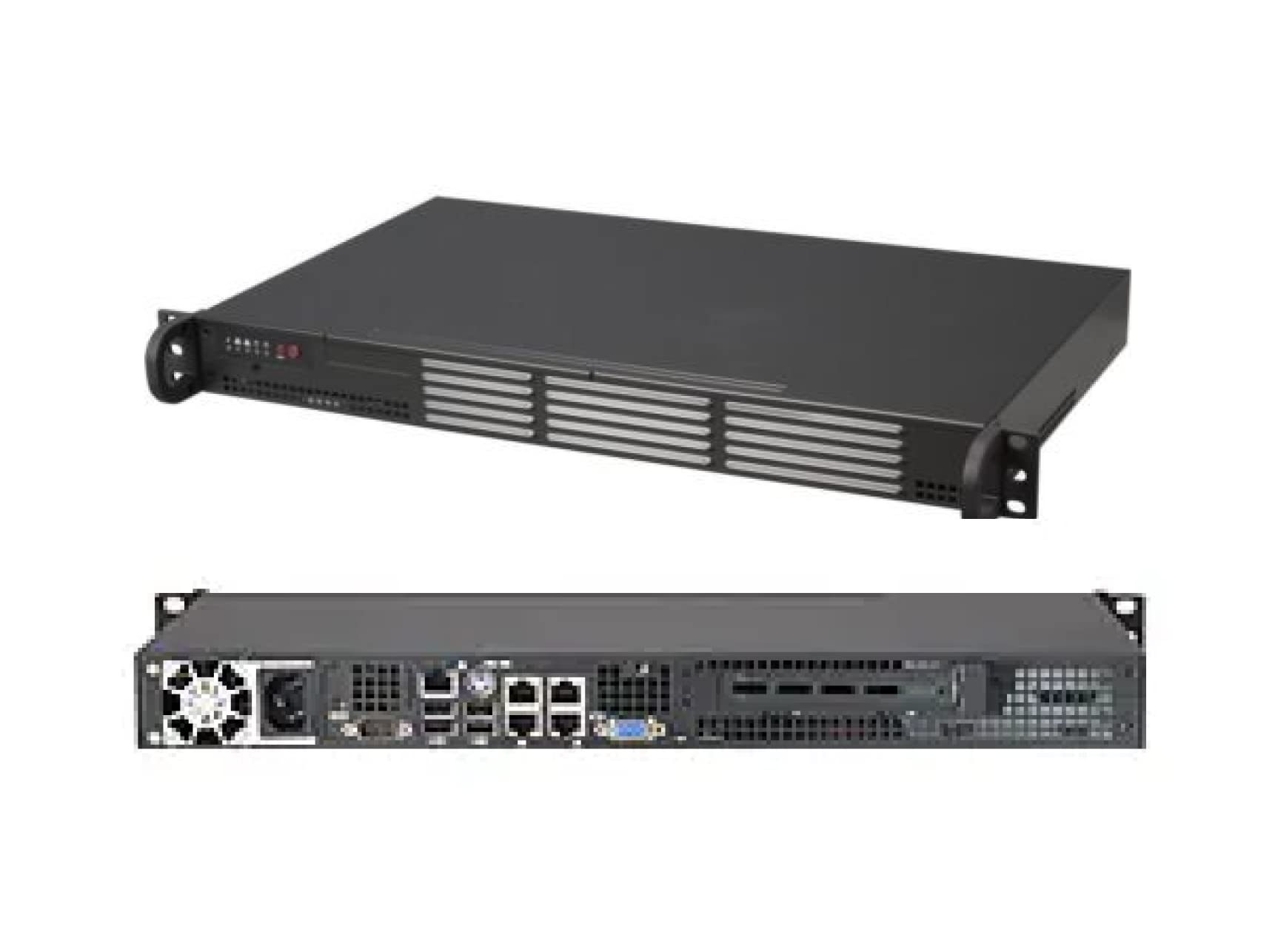 Supermicro 5018D-FN4T Xeon D-1541 8-Core Back IO Mini 1U Rackmount w/Dual 10GbE w/ X10SDV-8C-TLN4F Barebone