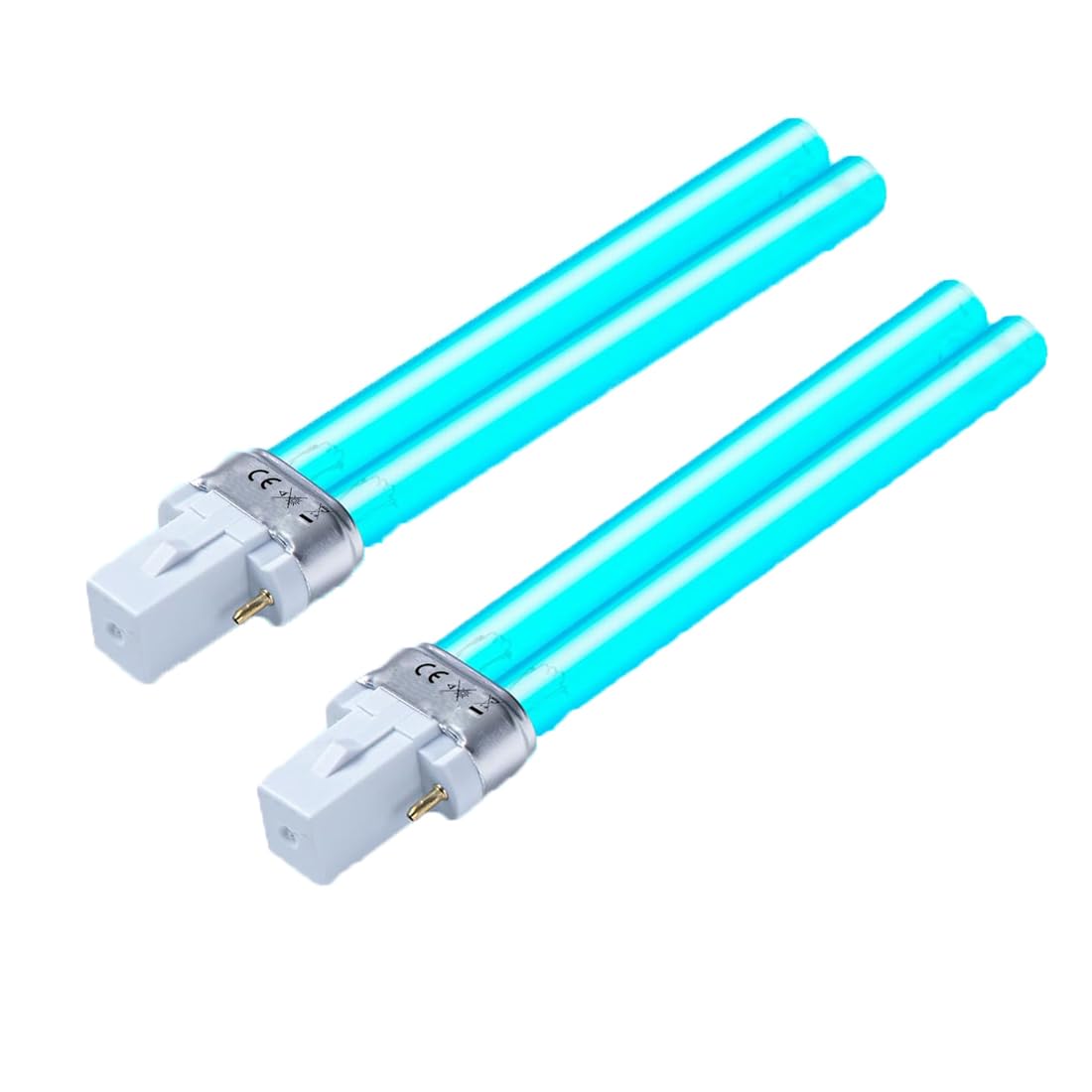 Osatnb Black ﻿Aquarium Uv Light Bulb/Tube/Lamp/Uvc 13W-G23 Fish Tank Uv Light Bulb Pond Uv Bulb Ultraviolet Steriliser For Aquarium Filter And Pond Clarifier,Aquarium Algae Clean Pond Green Water Clear(13W 2Pack)