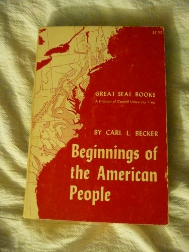 Beginnings of the American People B002DWDRX0 Book Cover