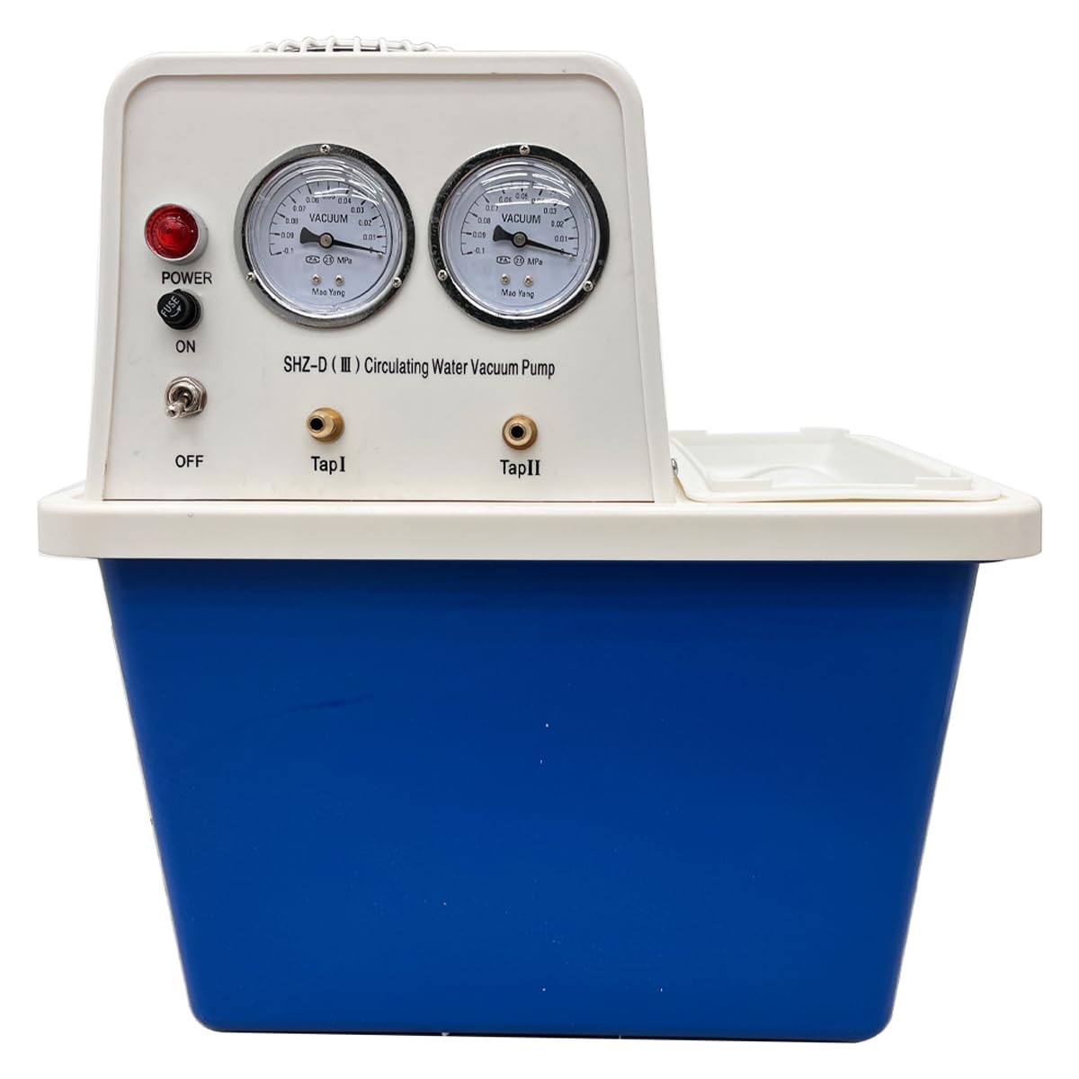 INTBUYING Water Circulating Vacuum Pump with 15L Water Tank Flow Rate 60L/min Water Circulation for Lab Chemistry Equipment