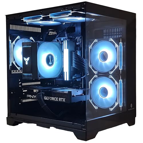 AMD Ryzen5 7500F �^ RX9070XT 16GB �K���X2�ʃR���p�N�g �Q�[�~���OPC Windows11 Home �u���b�N ��