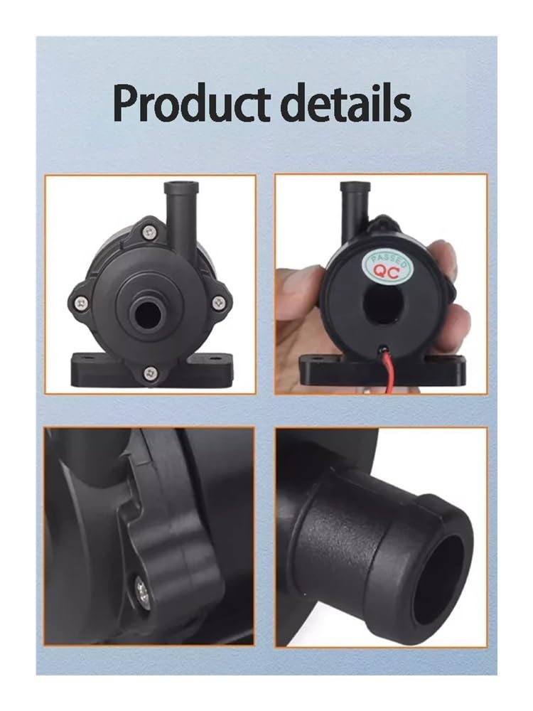 Bomba sumergible con motor sin escobillas DC12V 350~530L/H