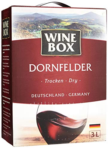Wine Box Dornfelder Landwein Rhein trocken Bag-in-Box (1 x 3 l) | 3 l (1er Pack)