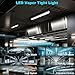 Quickeep 4FT LED Vapor Tight Light Fixture 6600LM Shop Lights 60W/50W/40W/30W Power Selectable 6500K, IP65 Waterproof Led Lights for Parking Garage Car Wash Warehouse, 2-Pack