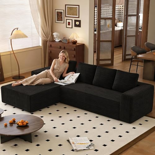 Yihomfy Canapé d'angle, Canapé 4 Places avec...