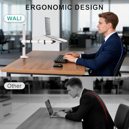 Image of WALI Adjustable Laptop Desk Mount for 17 inch Notebook or 32 inch Screen