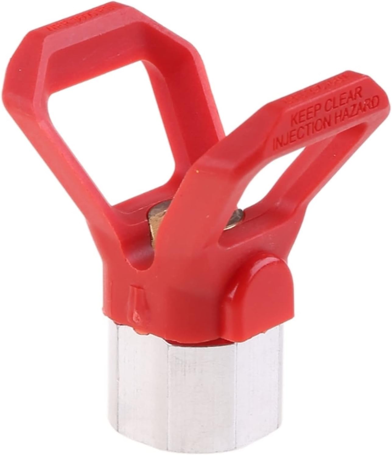 RRIOI Accesorio for Pistola pulverizadora de Pintura sin Aire, Asiento Protector de Boquilla de Punta Plana for pulverizador Titan