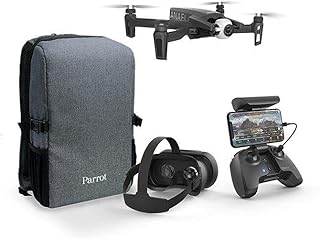 Parrot Anafi - Pack Drone FPV - Quadricoptère Hyper Léger et Pliable - Lunettes FPV Cockpitglasses 3 pour Vols Immersifs en Live Streaming Full HD - Pack Complet et Compact avec Sac à Dos PF728050