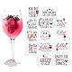 Lillet Sticker Set – 4 Bögen mit je 16 Motiven für Gläser & Deko – Abziehbare Aufkleber für Lillet Gläser, Flaschen & Accessoires – Perfektes Lillet Geschenkset für Frauen & Fans