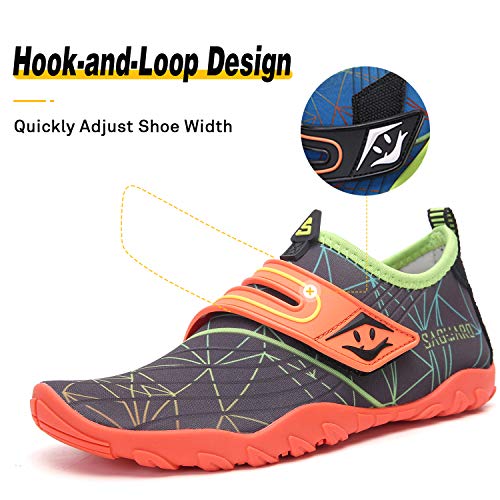 SAGUARO Kids Boys Girls Water Shoes Non-Slip Quick-Dry Barefoot Aqua Shoe Outdoor Sport Beach Swimming Surfing Diving4