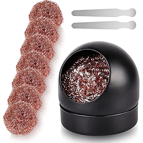 8 Pcs Lötspitzenreiniger, Lötspitzenreinigungsdraht Lötkolben- Lötkolbenspitzenreiniger Reinigungskugel Messing-spitzenreiniger-kit Löt Zubehör Drahtlötkolben Bleifreier Zum Reinigen Lötkolben Spitzen Cover