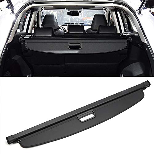 ITrims Rear Trunk Cargo Cover for Toyota RAV4 XA50 2019 2020 2021 2022 2023 Interior Retractable Rear Trunk Cargo Luggage Security Shade Cover Black