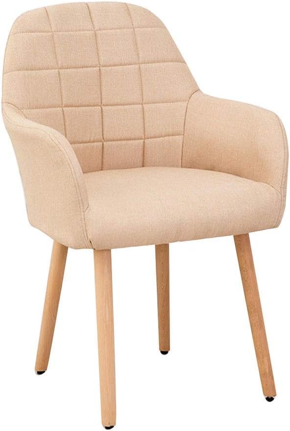 Chaises de salle à manger en bois massif kaki pour cuisine et hôtel