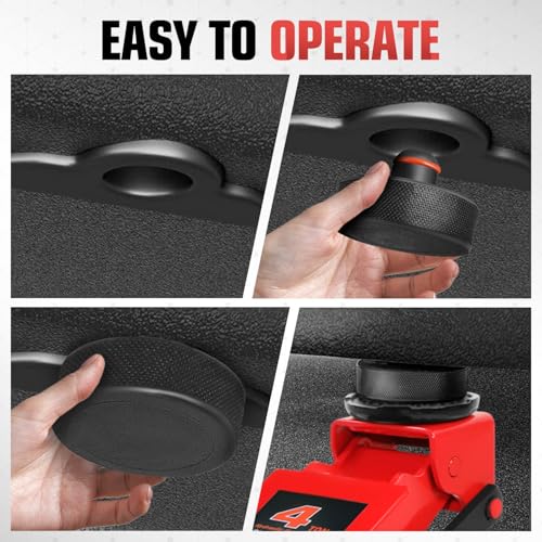 Image of DNA MOTORING 4pcs Lifting Jack Pads Compatible with 2013 to 2026 Tesla Model 3 /Y /S /X, Tesla Floor Jack Adapters for Protects Battery /Chassis, w /Storage Case, TOOLS-00628