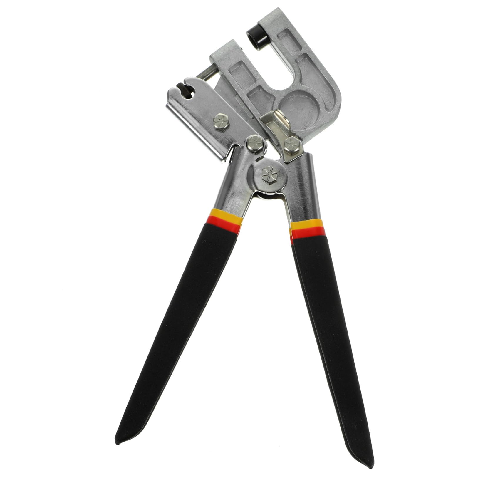 Ipetboom Alicate de Punzón de Acero para Unión de Perfiles Metálicos, Diseño Ergonómico Mango Antideslizante, Herramienta Manual para Montaje de Quillas en Paneles de Yeso Color Aleatorio