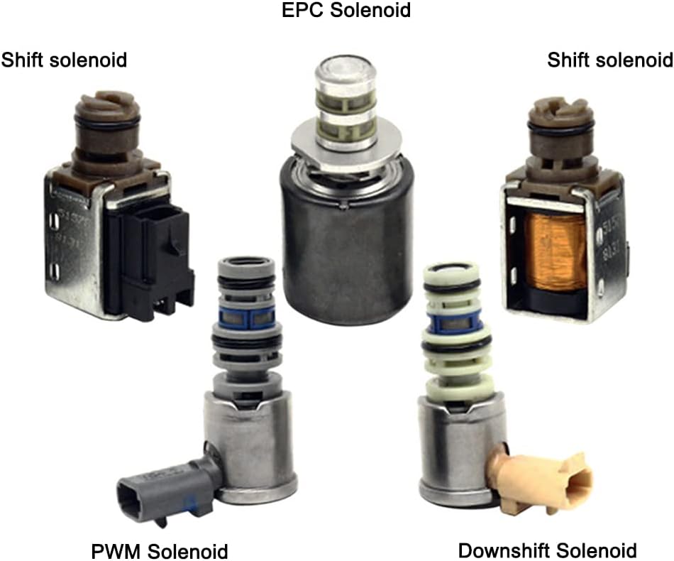 5 PCS 4L60E 4L65E Transmission Solenoid Kit Fit For GM 1993-2002/Chevrolet