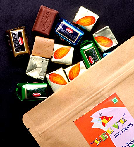 Image of Leeve Dry Fruits Emerald Chocolate and Krietens Almonds Chocolate, 800 Grams