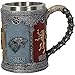 Taza Cerveza Animales Vikingos 3D para Hombres, Bebida Gótica Nórdica/Jugo Taza Café Acero Inoxidable, Decoración Vasos de Fiesta Temática Medieval,Beer mug