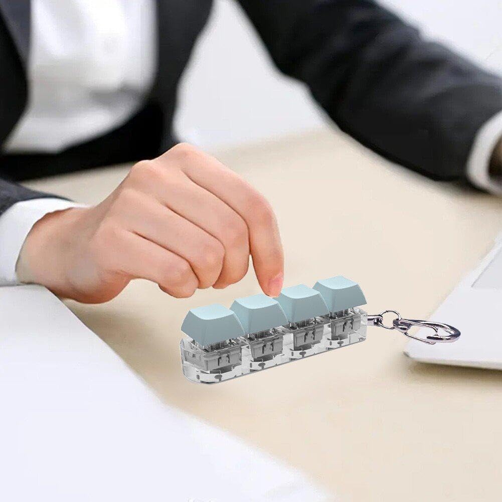 Lot de 40 Porte Clefs Couleur, Porte-Clés en Plastique avec Etiquette Inscriptible, Porte Clé